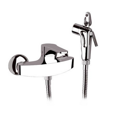 Monocomando esterno doccia con shut-off cromo