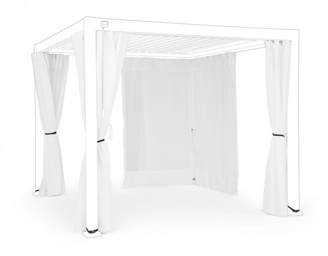 Set 4 Teli x Pergola ocean lat+zanz 3x3 Bianca