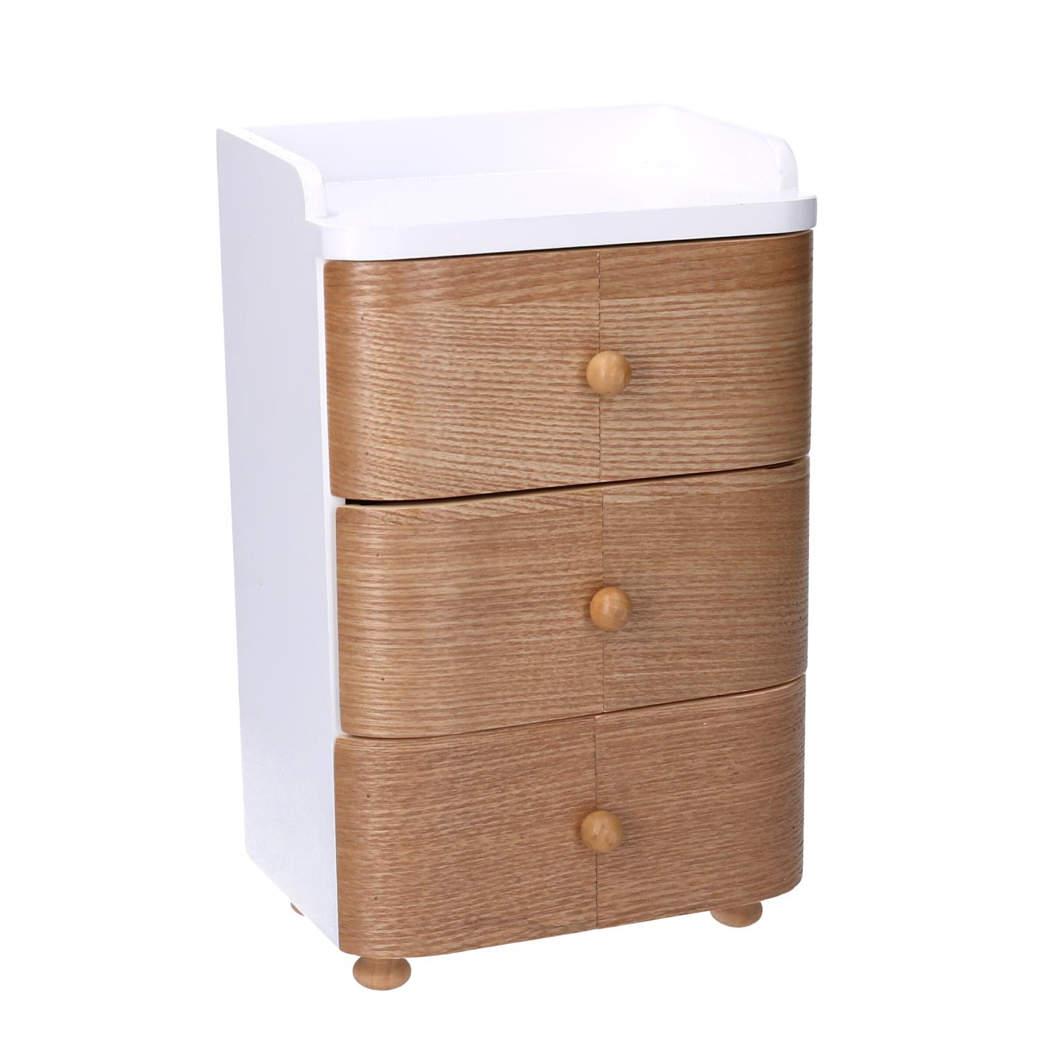 Image of Portagioie legno marrone cm14,5x11,5h29,5