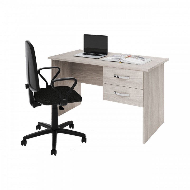 Image of Scrivania da camera Olmo 2 cassetti in legno nobilitato cm119x64xH.75