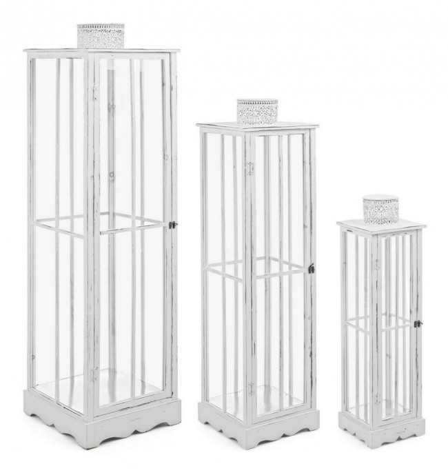 Image of Set3 Lanterna Astana Bianco