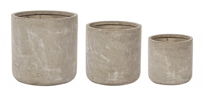 Image of Set3 Vaso Cement Cil Sabbia
