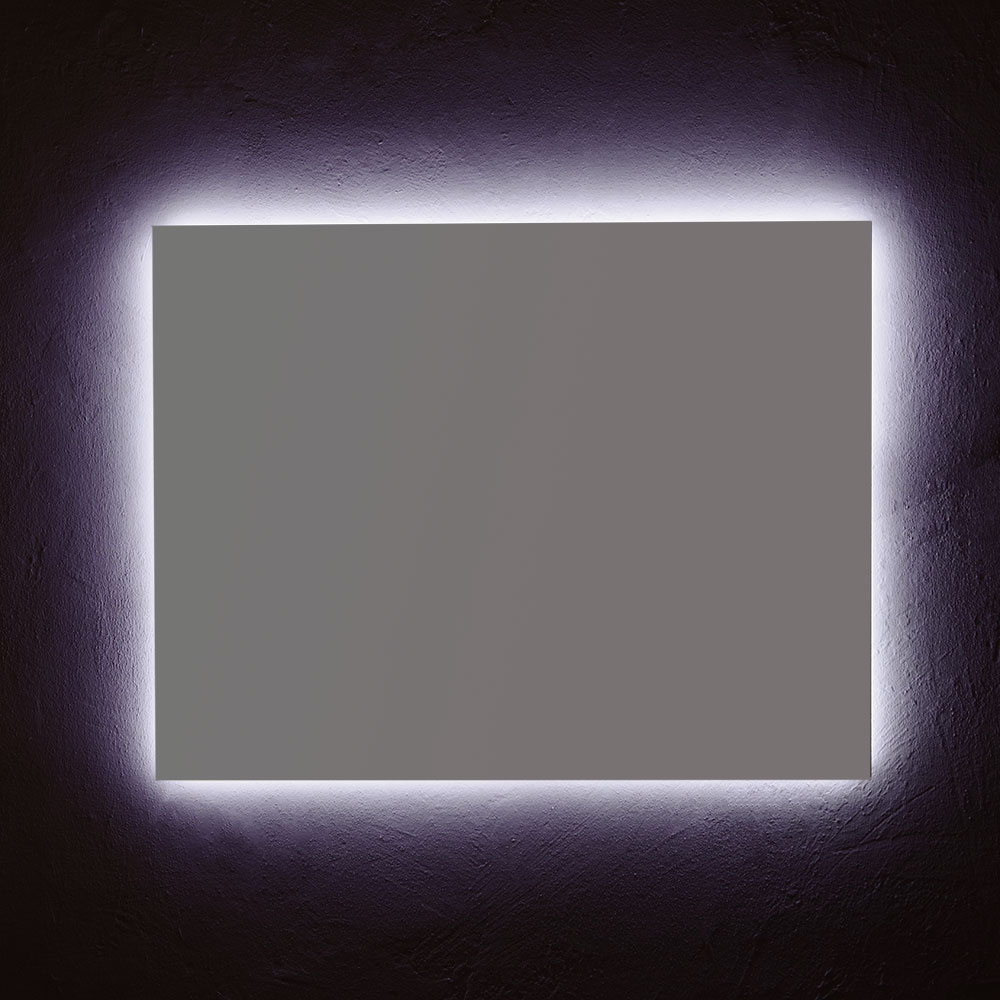 Image of Specchio bagno 90x70 con illuminazione led