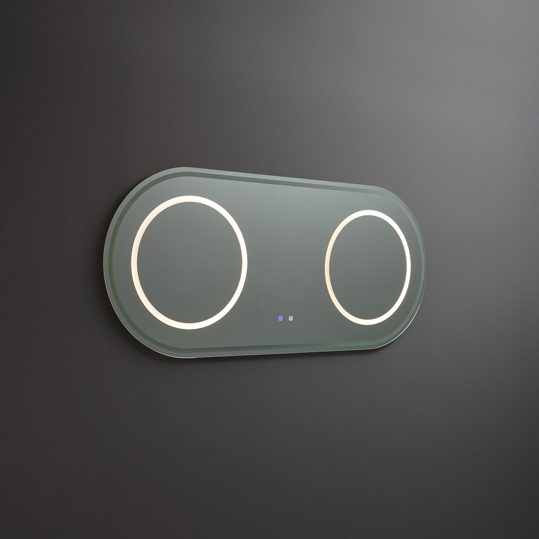 Image of Specchio ovale 180x80 con illuminazione led