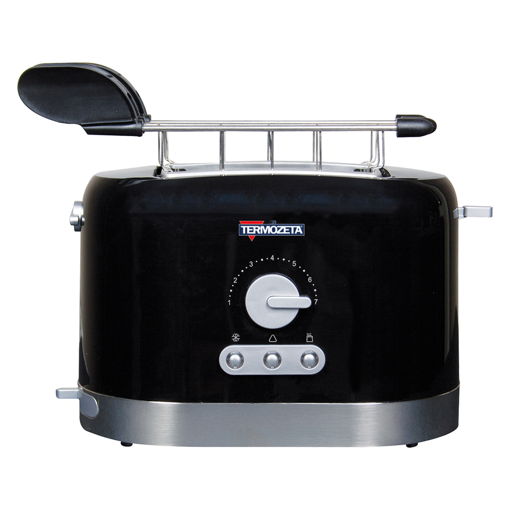 Image of Tostapane &#39;nero Inox&#39; 870 W