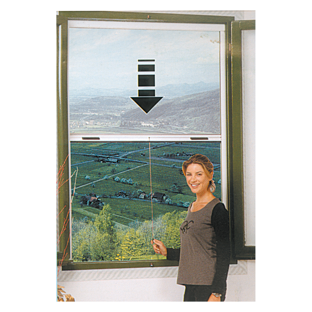 Zanzariera avvolgibile verticale 80x160 cm bianco