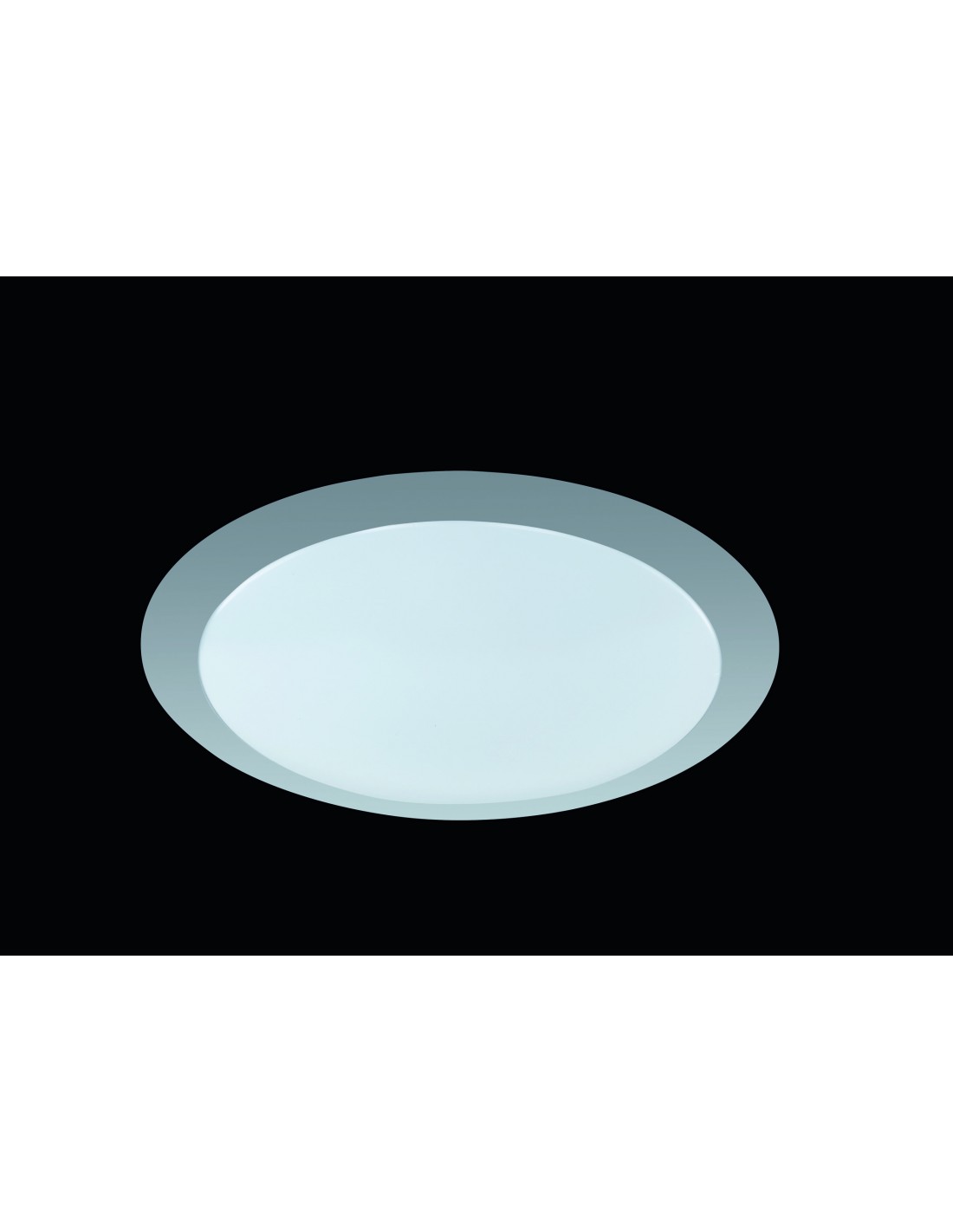Plafoniera Moderna Led 12W Dimmerabile Gonzalo Alluminio Ø34 cm Trio Lighting