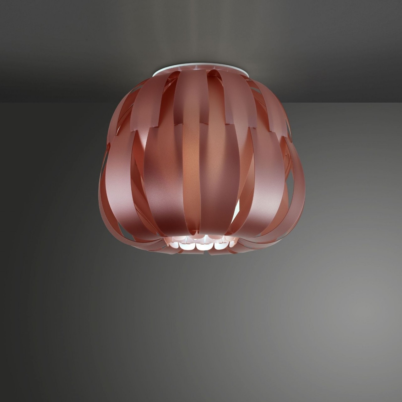 Plafoniera Pink Metal Cm. 42 x 33h