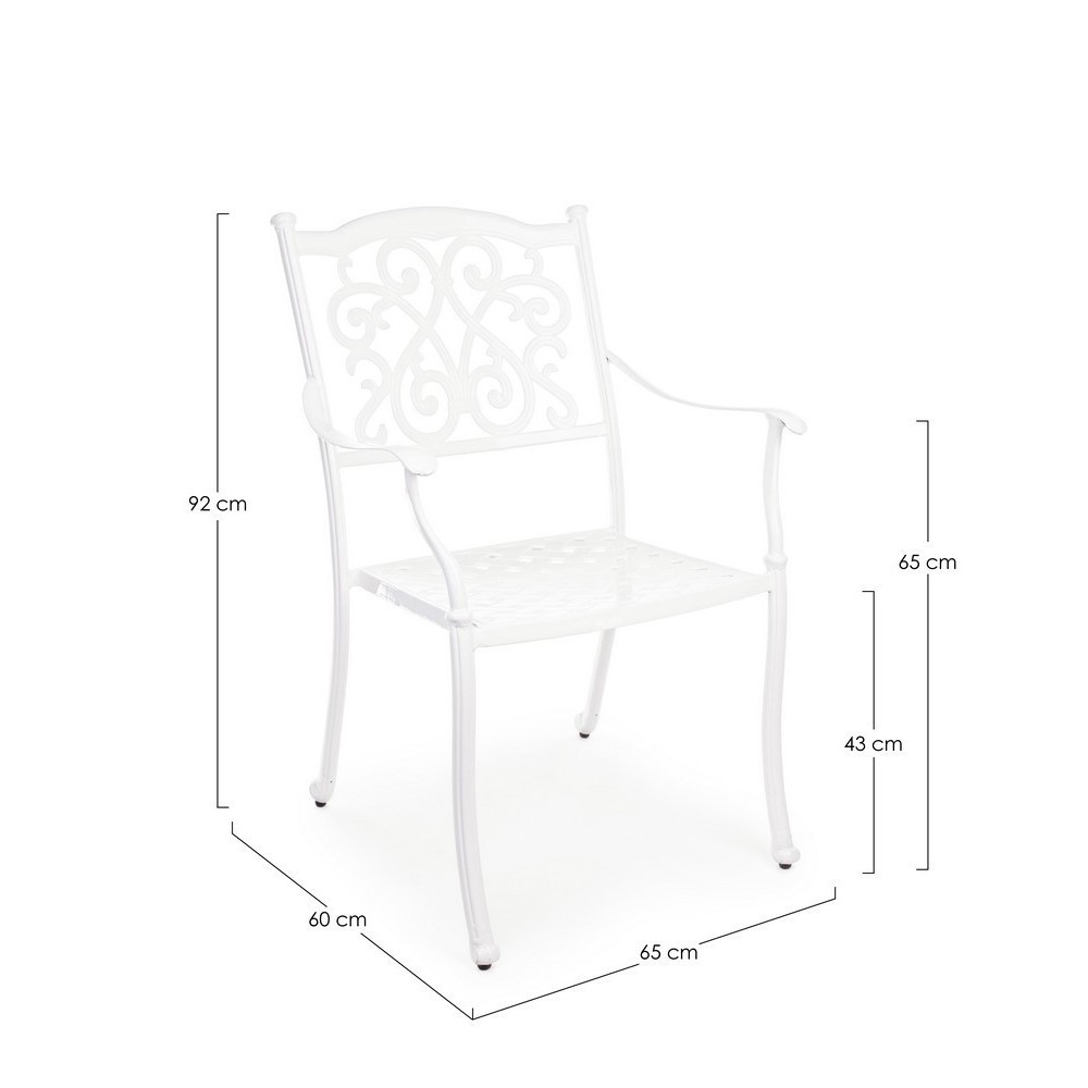 Sedia c-br ivrea bianco - be0805090