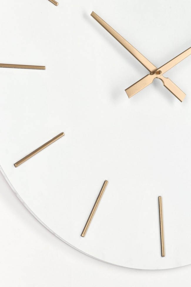 Orologio parete bianco D60 cm