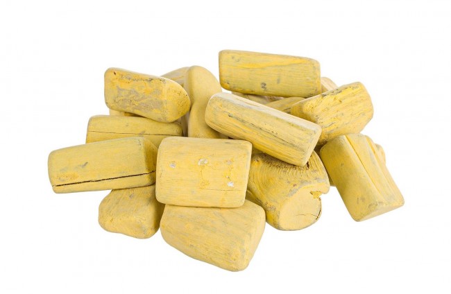 Legnetto decorativo giallo 250g