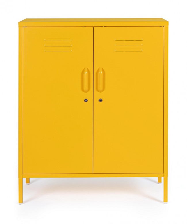 Credenza gialla 2 ante Cambridge