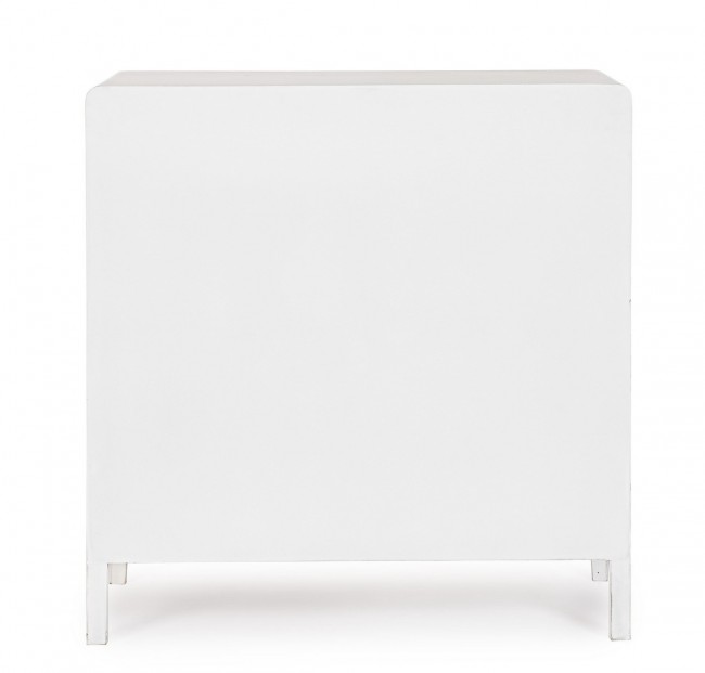 Credenza bianca e naturale 1a-4c