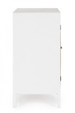 Credenza bianca e naturale 1a-4c