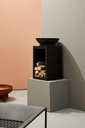 Braciere nero 50x75 cm per giardino
