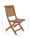 Sedia pieghevole Noemi per arredo giardino
