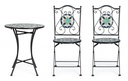 Set tavolo e 2 sedie pieghevoli