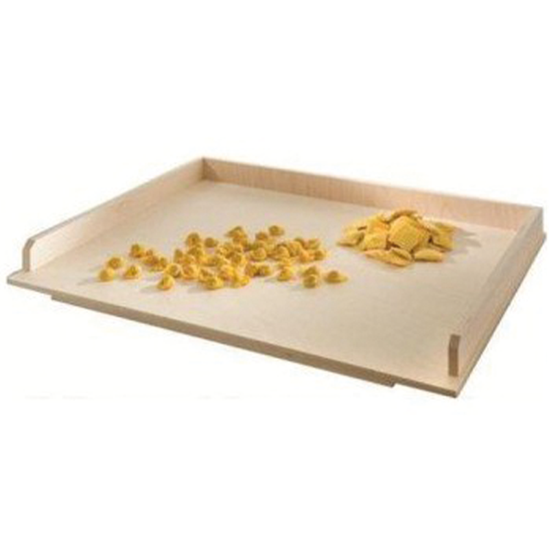 Image of Asse per pasta con bordo in legno di faggio 75x50x7h cm