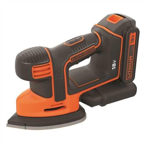 Image of Levigatrice palmare nero e Decker multifunzione batteria a litio 18 V