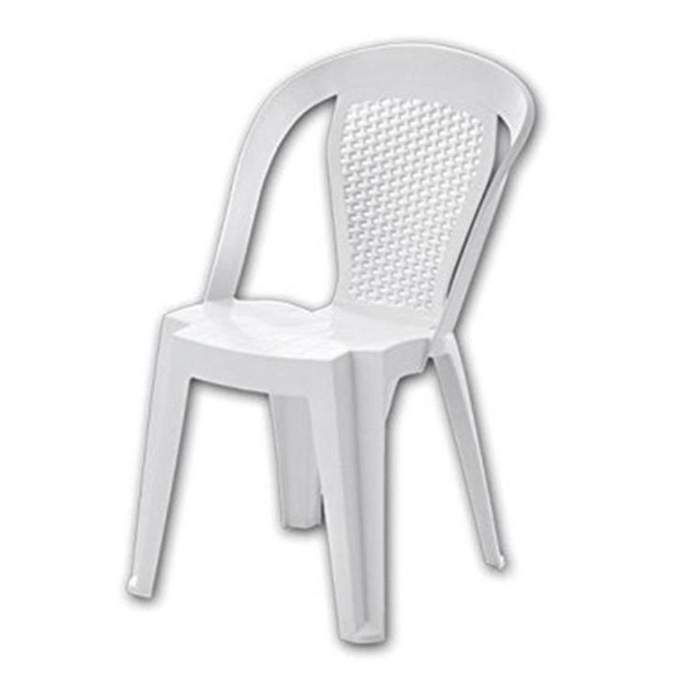 Image of Sedia poltrona da giardino Sofia Bistrot colore bianco Dimaplast