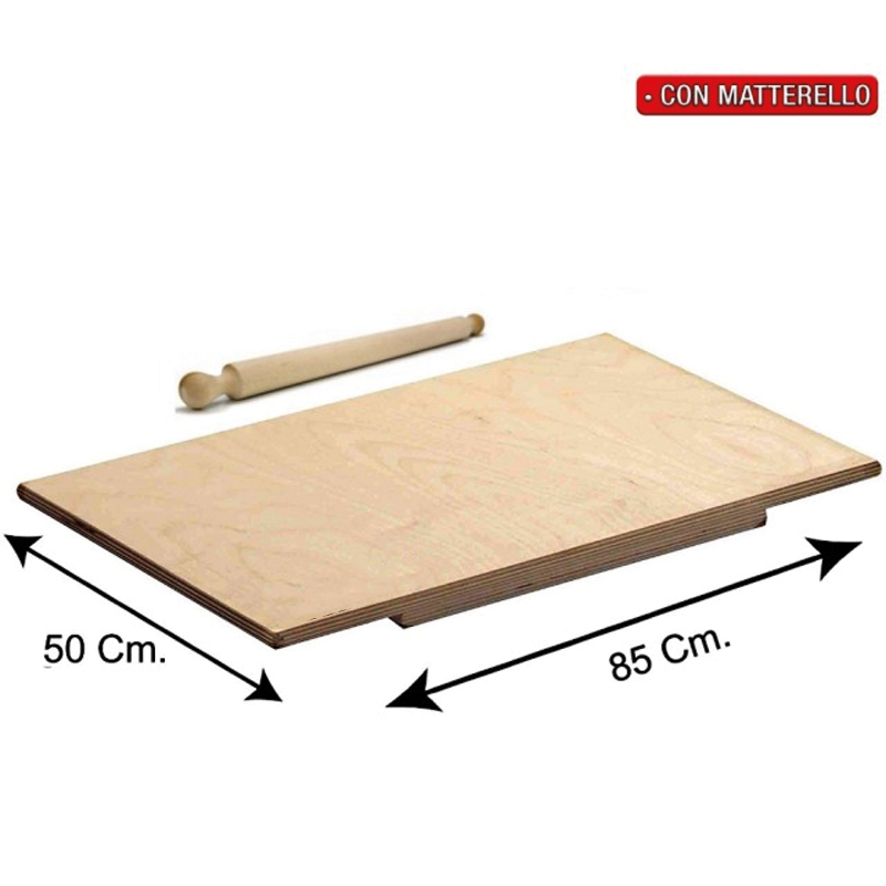 Image of Spianatoia asse stendi pasta con mattarello