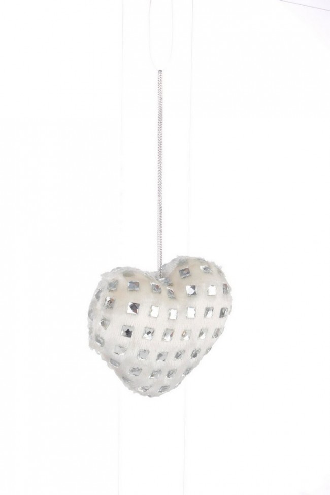 Image of 12x Pendaglio Cuore Cristallo S