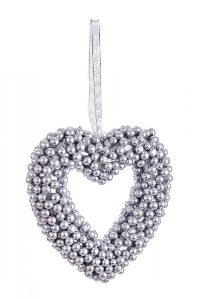 Image of 12x Pendaglio Everly Cuore Argento