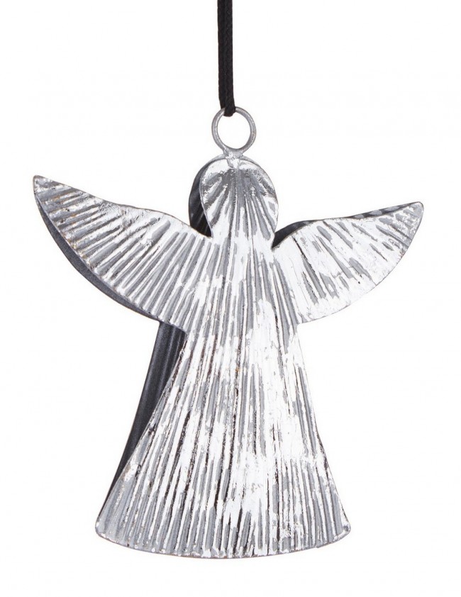 Image of 12x Pendaglio Komal Angelo Argento L