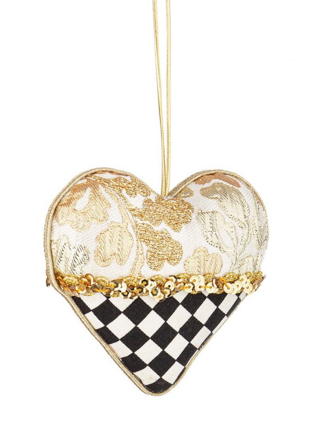 Image of 12x Pendaglio Scacchi Cuore Oro