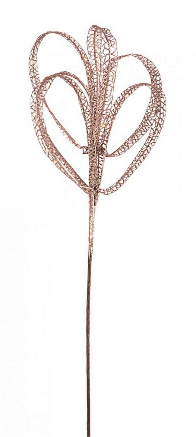 Image of 12x Ramo Joseline Oro Rosa H65Cm