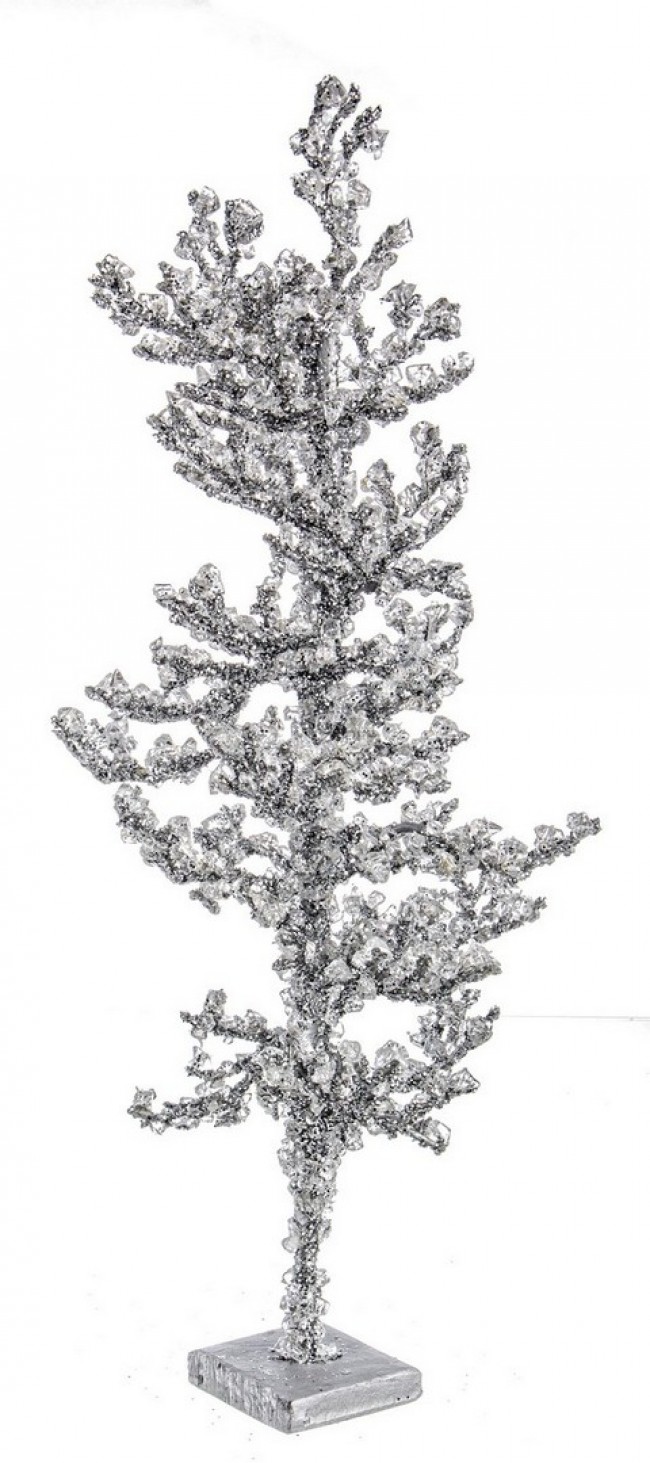 Image of 2x Decorazione Artic Argento