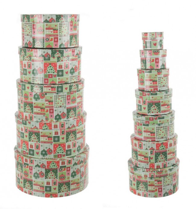 Image of 2x Set12 Scatola Gift Patchwork To Op
