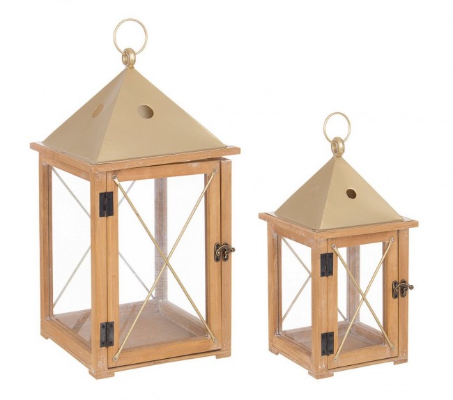 Image of 2x Set2 Lanterna Beatific Oro Bassa