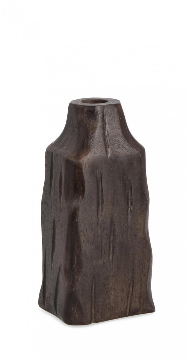Image of 4x Bottiglia decorativa in legno 9,5x7x20,5h