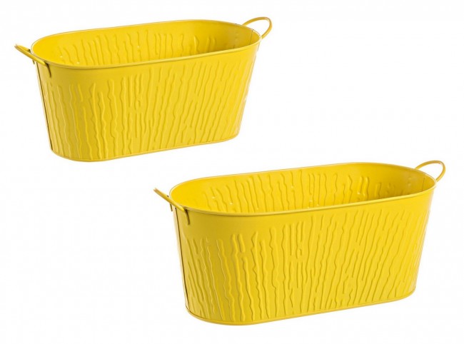 Image of 4x Set2 C.Vaso Corteccia C-Manico Ov Giallo