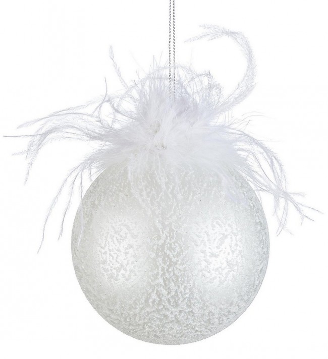 Image of 8x Pendaglio Vt Plumette Bianco D100