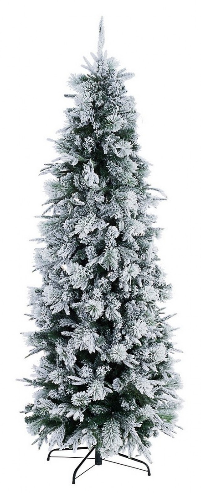 Image of Albero slim innevato D.76x210h