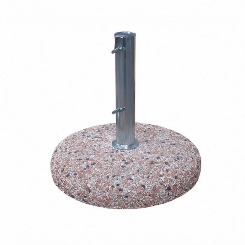 Base ombrellone esterno cemento kg25 tubo 40
