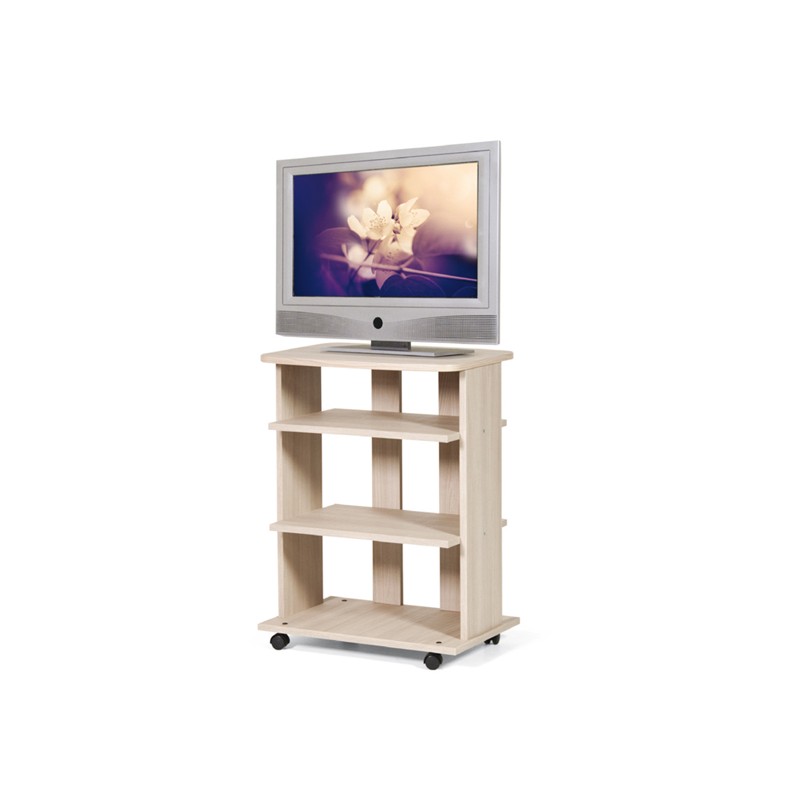 Image of Carrello porta Tv Olmo 3 ripiani c-rotelle Cm 60x45xH 81