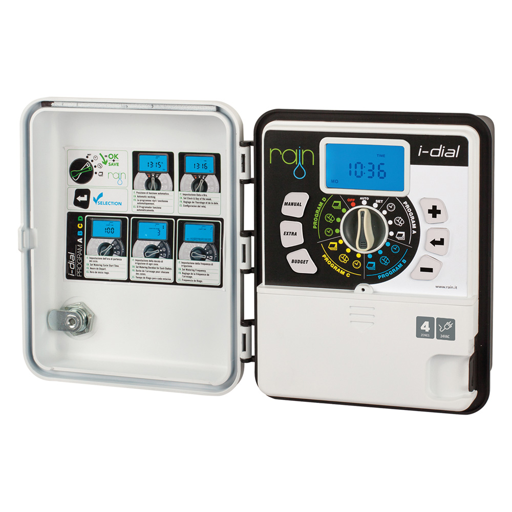 Image of Centralina Rain &#39;I-Dial&#39; 4 Stazioni - 24 Volt