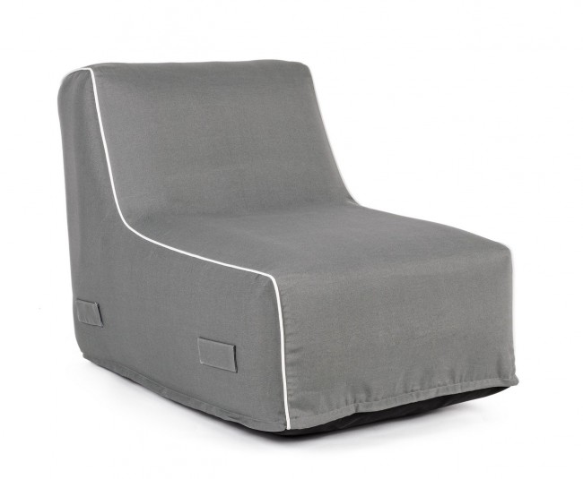 Chaise Longue Rihanna Gonfiabile Grigio