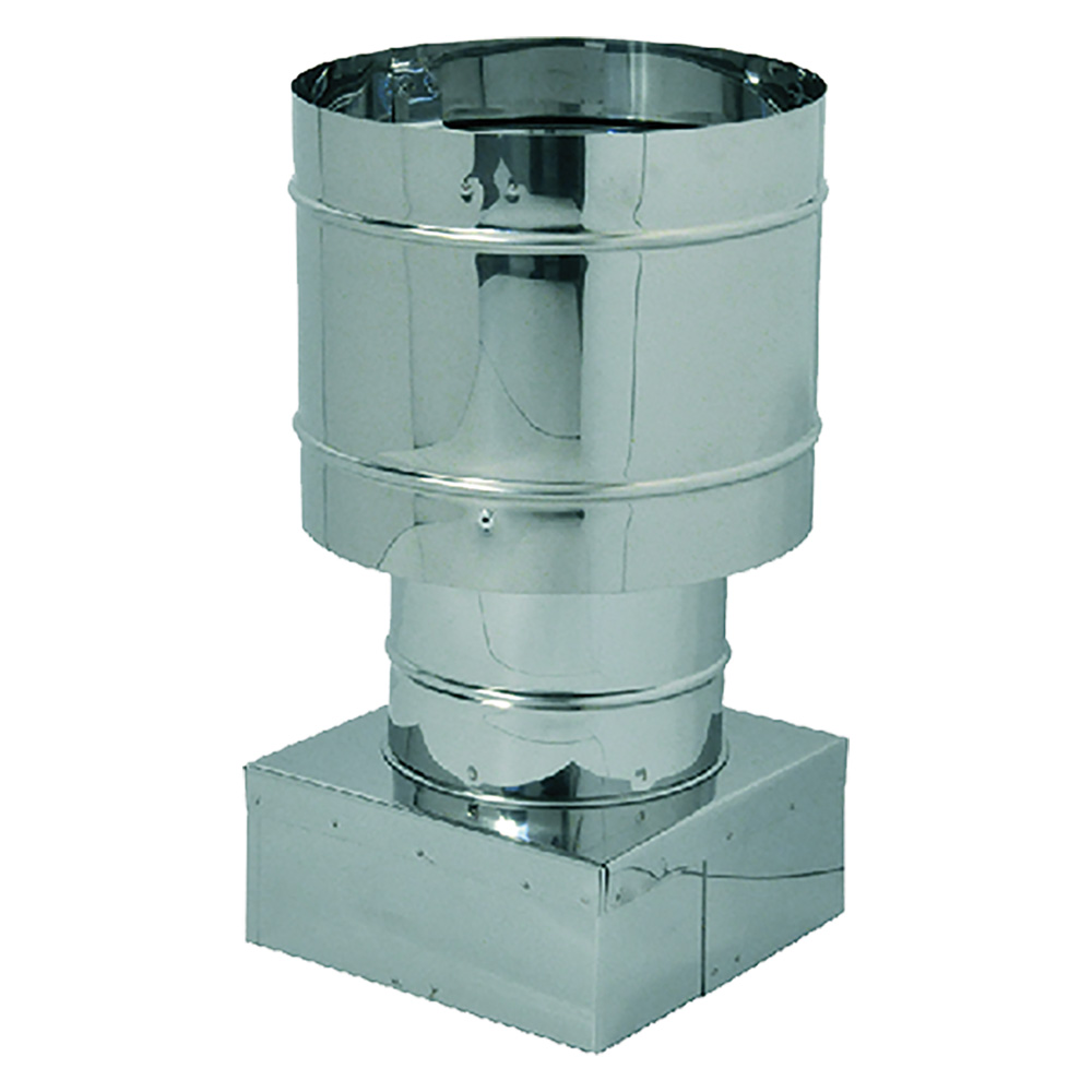 Image of Fumaio a cappello 32 x 32 cm inox AISI 304