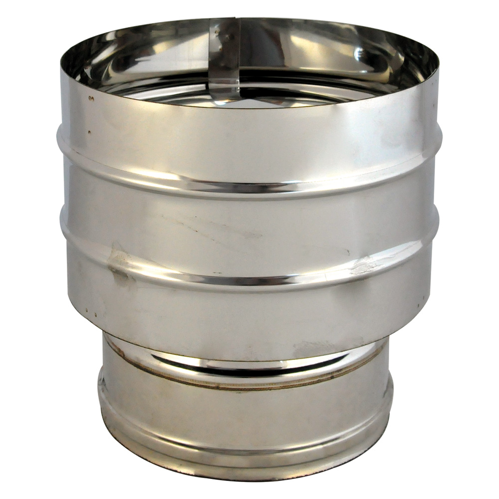 Fumaio doppia parete antivento ø 15/20 cm