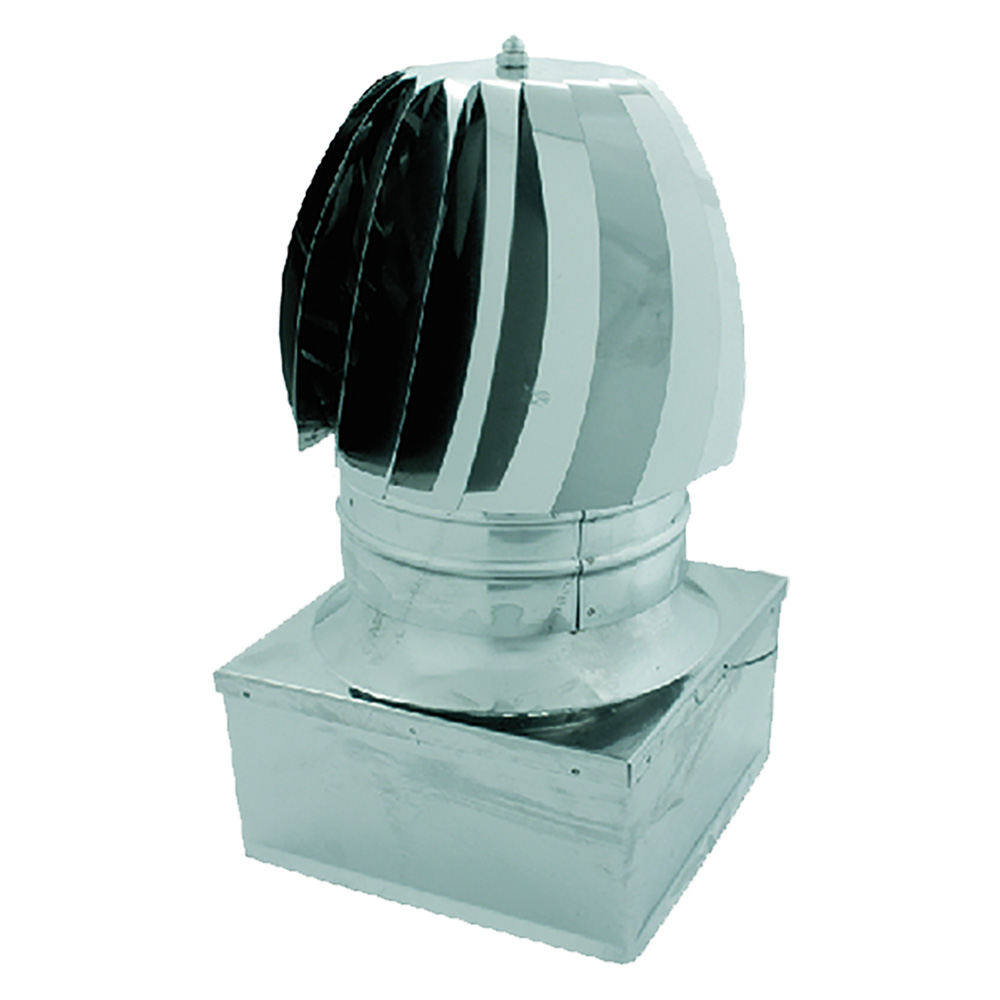 Fumaiolo in acciaio inox 35 x 35 cm