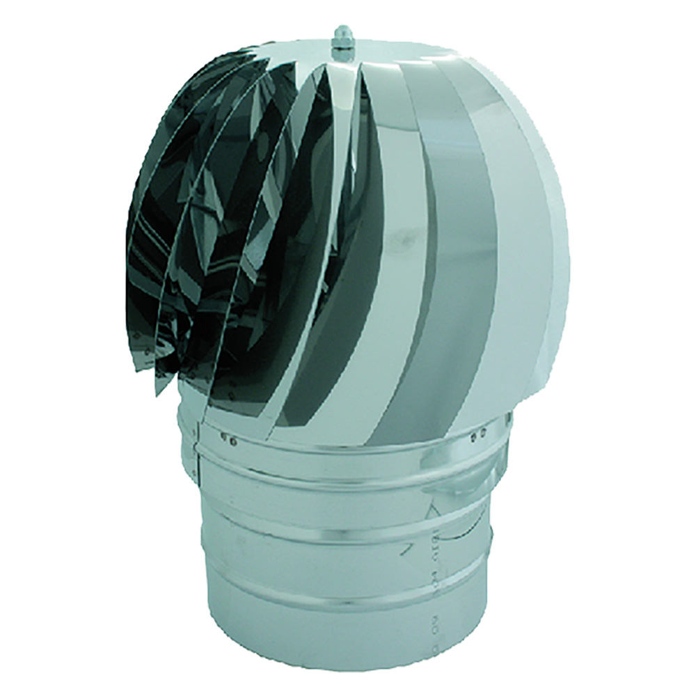 Fumaiolo radiante ø 25 cm in acciaio inox