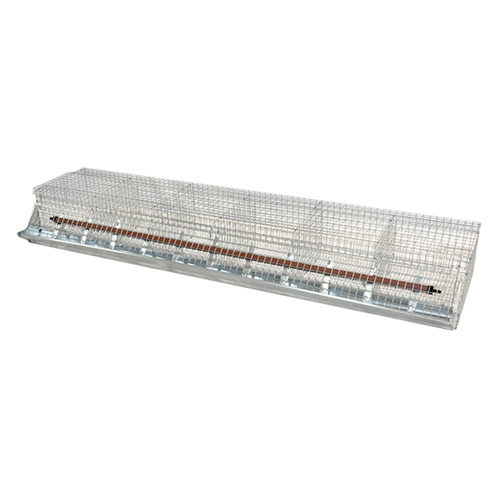 Gabbia conigli ingrasso 200x36x30 cm