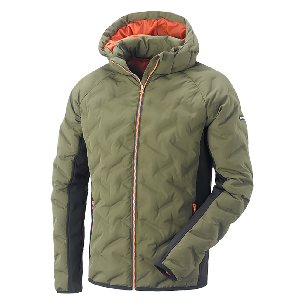 Giubbino XXXL oliva/arancio impermeabile