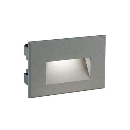 Incasso Liscio 3W Led 4000K linea spina grafite