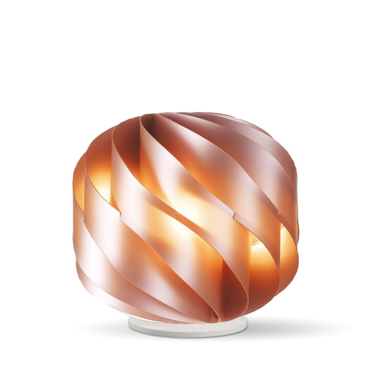 Image of Lampada da Tavolo LAP Copper in Plastica Cm. 40 x 39 h
