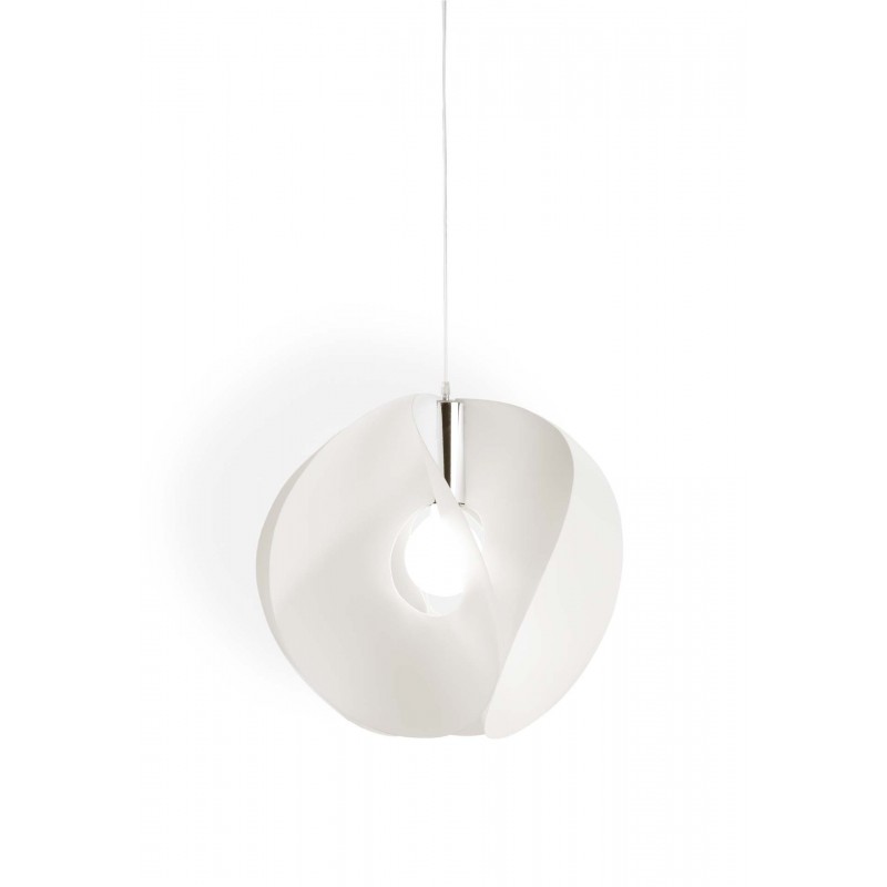 Image of Lampadario a sospensione ATOM Bianco diametro 45x h42 cm